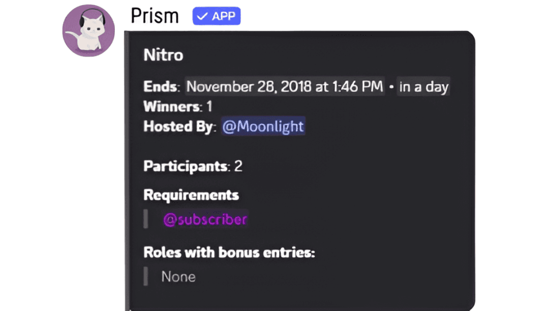 Exclusive giveaways